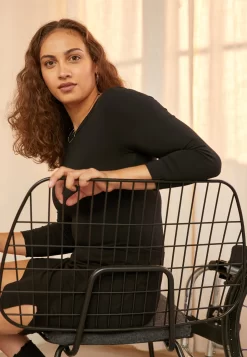 Zign T-Shirt À Manches Longues - Black