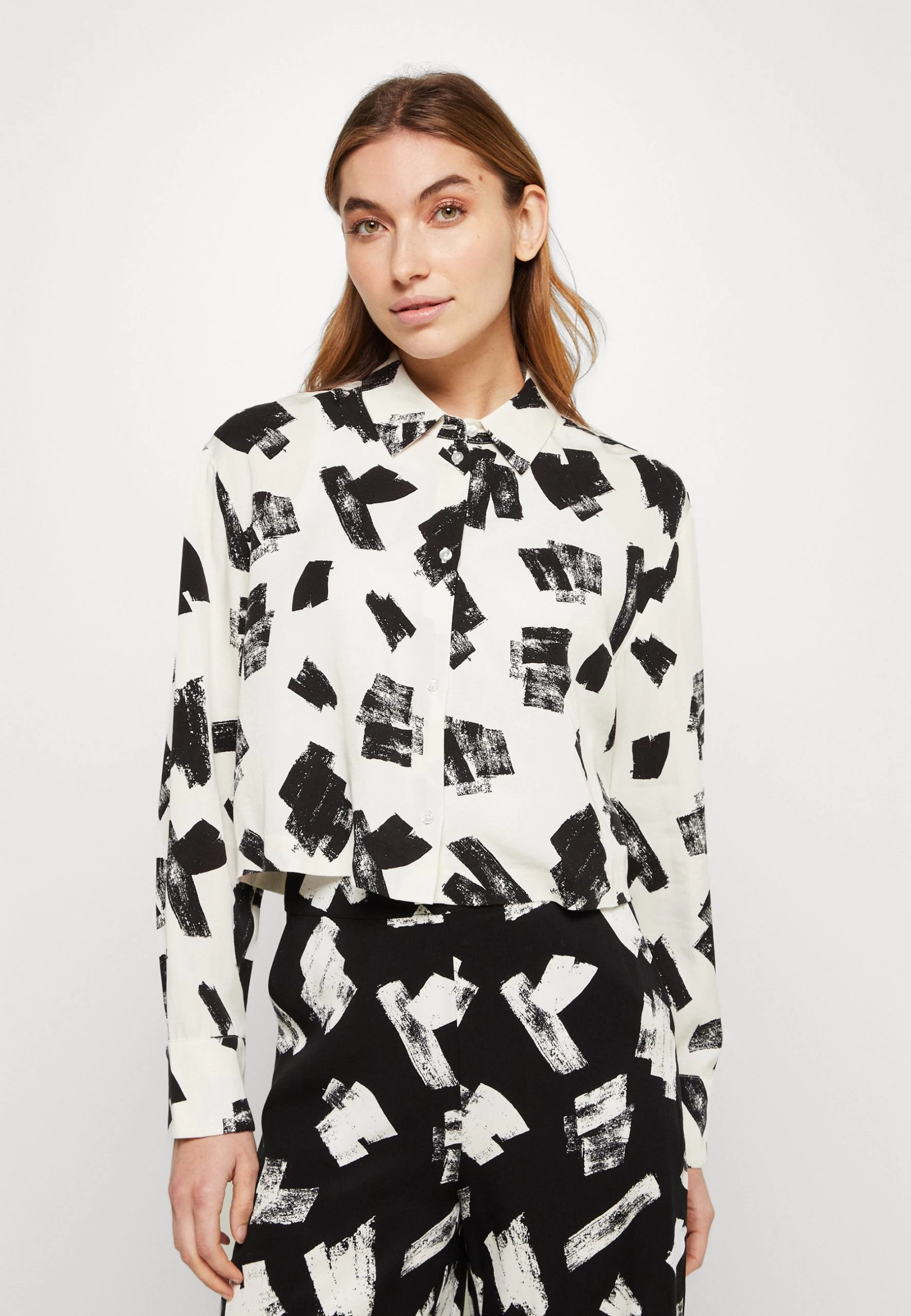 Zign Chemisier - White/Black