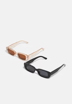 Zign Unisex 2 Pack - Lunettes De Soleil - Black, Beige