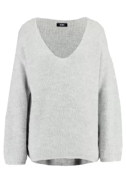 Zign Pullover - Light Grey Melange 12 Zign Pullover - Light Grey Melange -Mode Zign 574b775c23724b7499ed0b1c365ff862 scaled