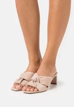 Zign Leather - Mules À Talons - Light Pink