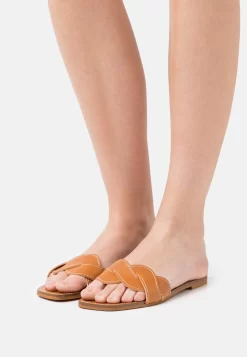 Zign Leather - Mules - Cognac