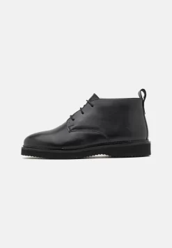 Zign Leather Unisex - Chaussures À Lacets - Black